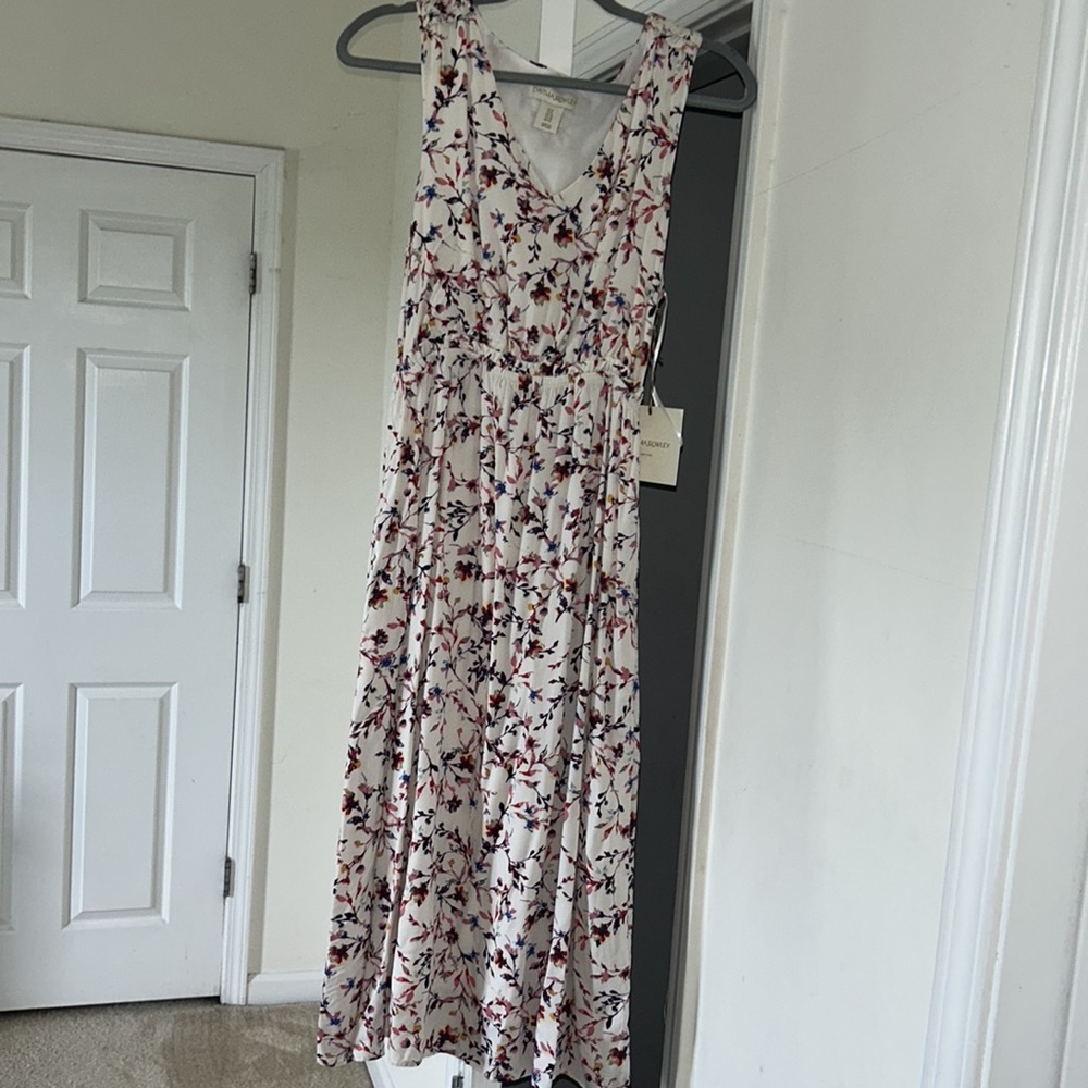Brand new Cynthia Rowley floral summer dress with pockets NWT